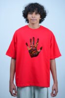 Color Palm Oversized Tee