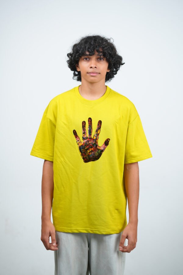 Color Palm Oversized Tee