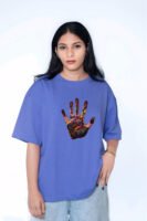 Color Palm Oversized Tee