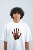 Color Palm Oversized Tee