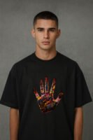 Color Palm Oversized Tee