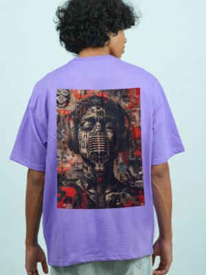 Mic Rebel Art Oversized Tee