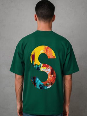 Graffiti Glow Oversized Tee