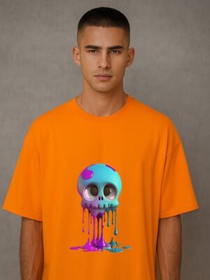 NEON MELT OVERSIZE T SHIRT