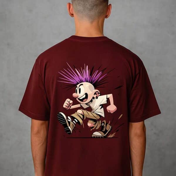 PUNK RUN ANIME OVERSIZE T SHIRT