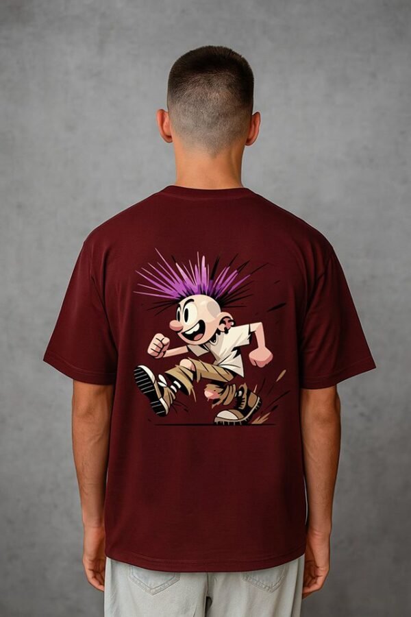 PUNK RUN ANIME OVERSIZE T SHIRT