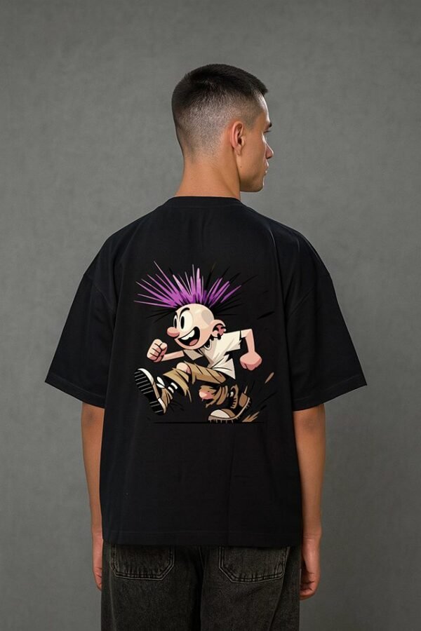 PUNK RUN ANIME OVERSIZE T SHIRT