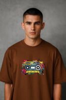 RETRO BEAT POP OVERSIZE T SHIRT