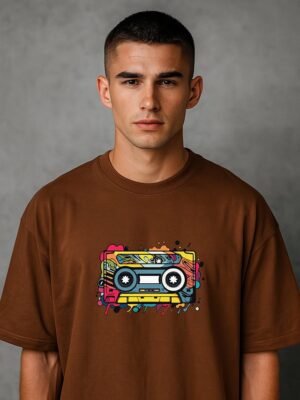 RETRO BEAT POP OVERSIZE T SHIRT