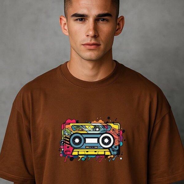 RETRO BEAT POP OVERSIZE T SHIRT