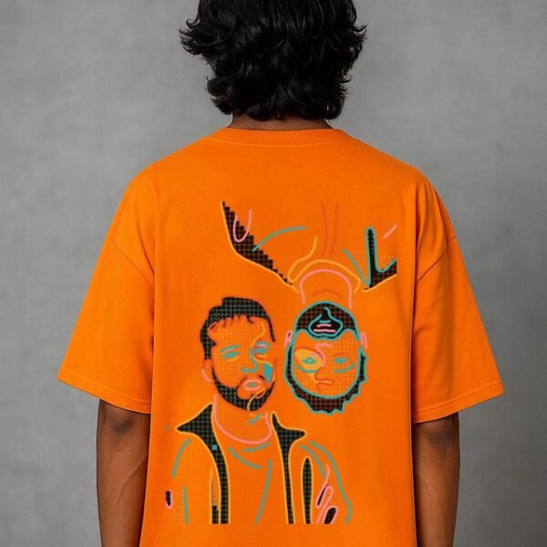 Luminous Faces Oversized Tee