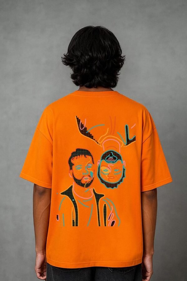 Luminous Faces Oversized Tee