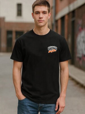 Wild Hustle Half-Sleeve Tee