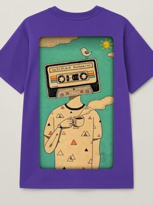 Nostalgia Mixtape Over-Sized Tee