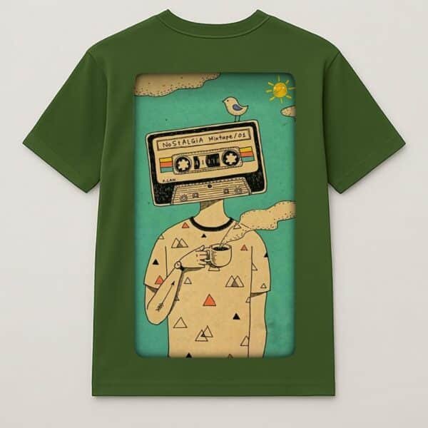 Nostalgia Mixtape Over-Sized Tee