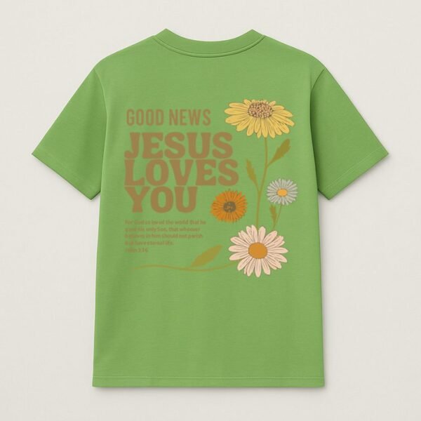 Faith Blooms Half-Sleeve Tee