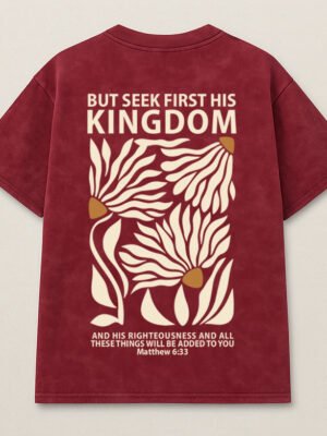 Bloom in Faith Oversized Tee