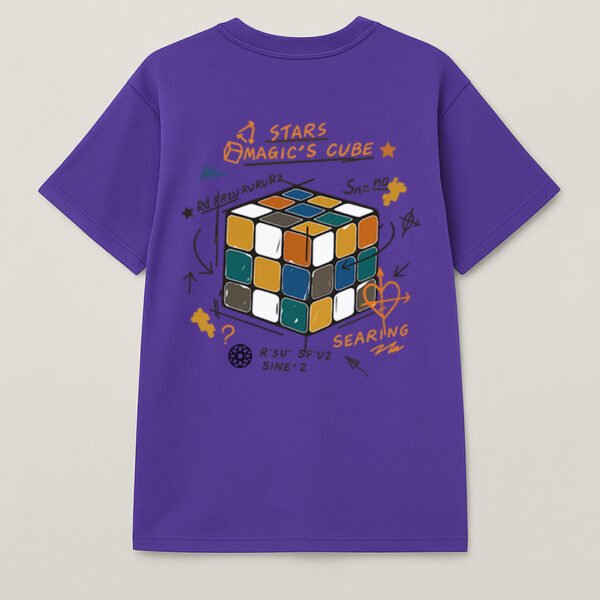 Puzzle Head Oversized Tee