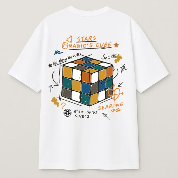 Puzzle Head Oversized Tee