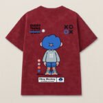 Playful Ape Graphic  Oversized Tee