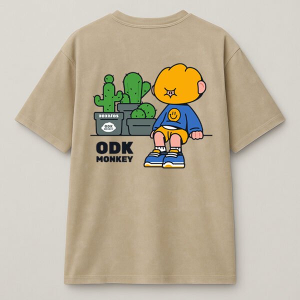 Cactus Monkey Oversized Tee