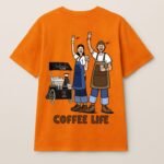 Morning Roast Graphic Oversized Tee