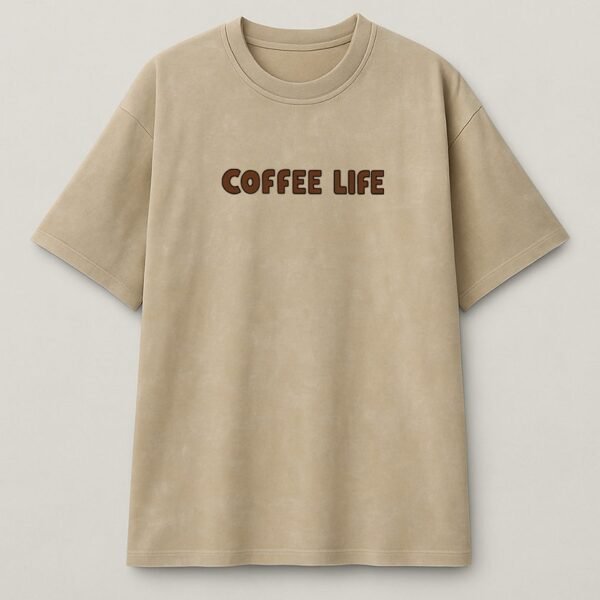 Morning Roast Graphic Oversized Tee