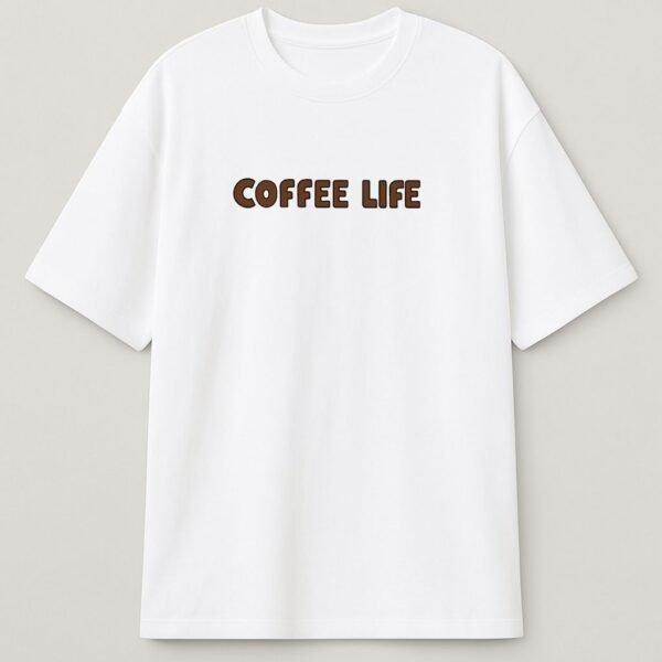 Morning Roast Graphic Oversized Tee