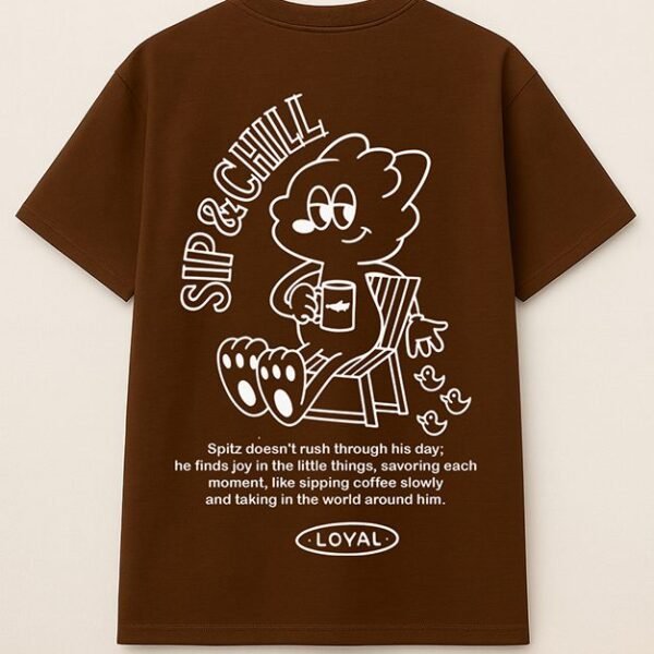 Sip & Chill Oversized Tee